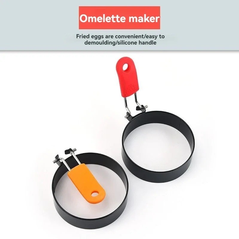 Nonstick Egg Shaper Pancake Mold Ring Set Breakfast Cooking Tool Omelet