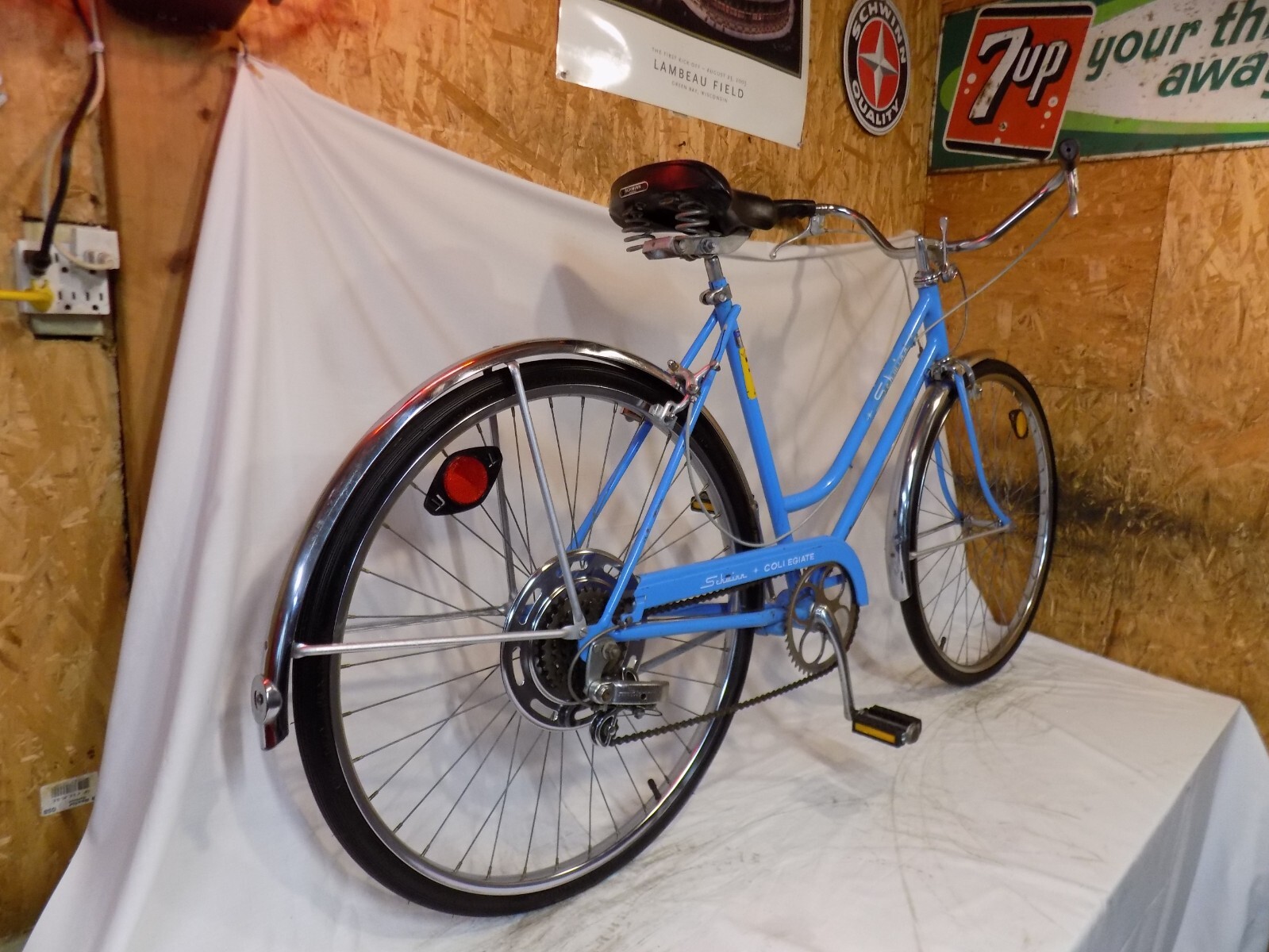 1974 SCHWINN COLLEGIATE 5-SPEED OPAQUE BLUE CRUISER BIKE SPEEDSTER BREEZE RACER