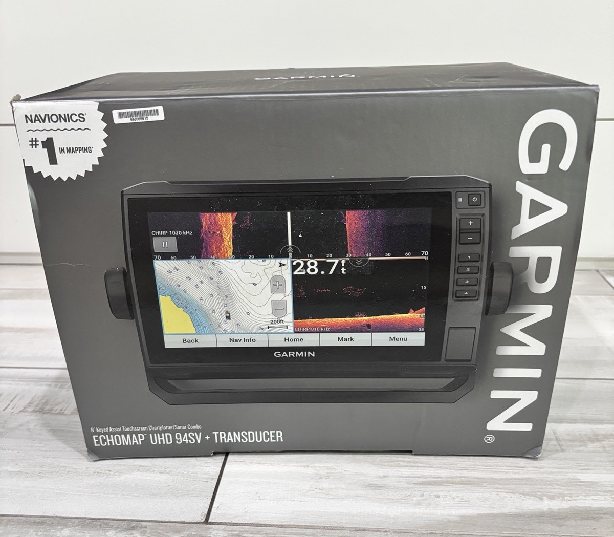 Garmin ECHOMAP UHD 94sv Chartplotter Fishfinder GPS Tested Clean Complete Bundle