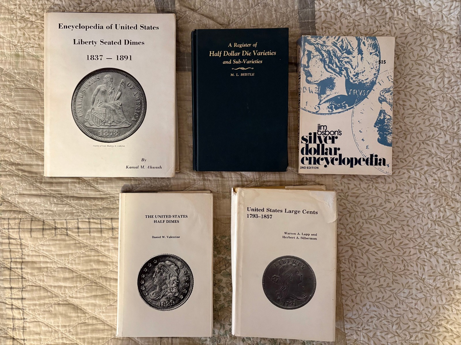Specialist Numismatic Lot of 5 - Ahwash, Beistle, Valentine, Lapp/Silberman