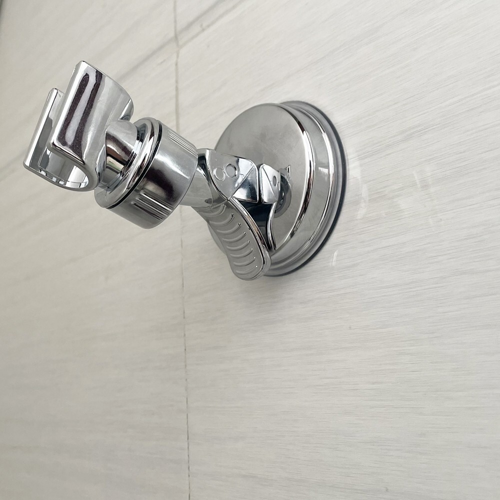 Adjustable Shower Head Holder Suction Cup Handheld Wall Mount Bathroom Bracket