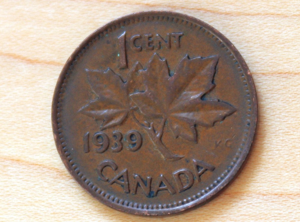 1939 Canada 1 Cent George VI