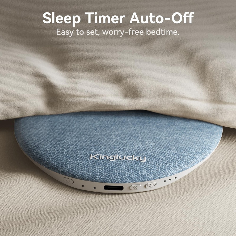 Pillow Speaker for Sleeping, Mini Bluetooth Speaker Under Pillow with Built-i...