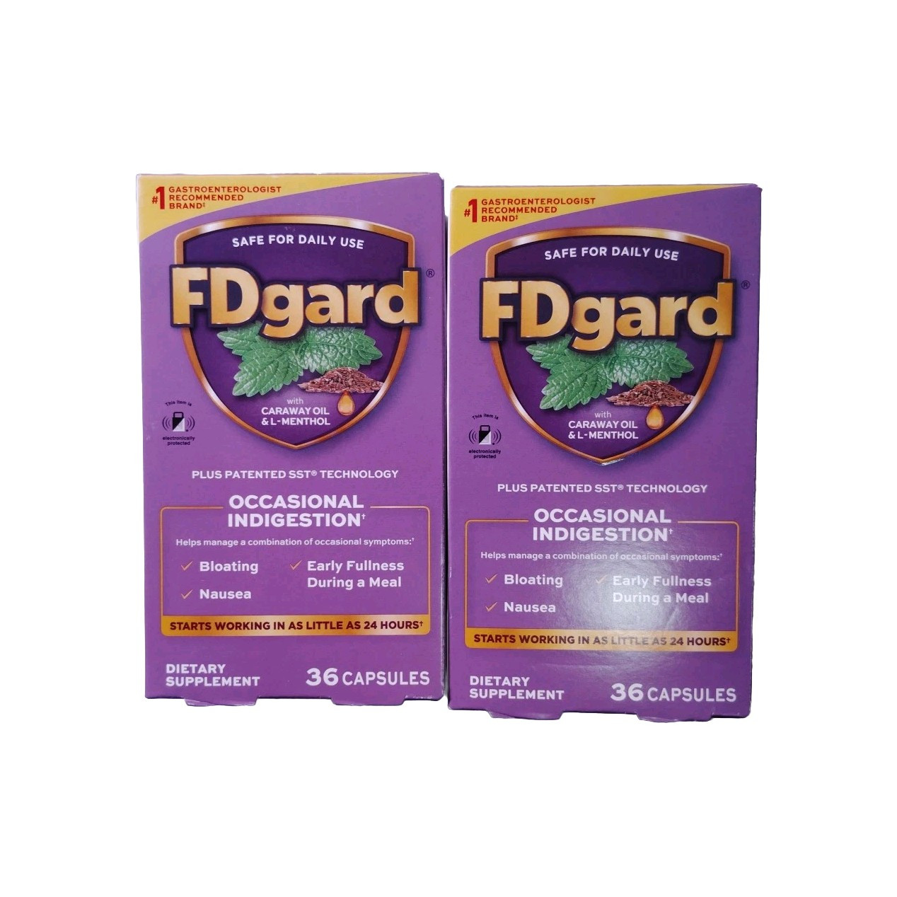 2 Pack-FDgard Caraway Oil Dietary Supplement 36 Capsules 1/2027