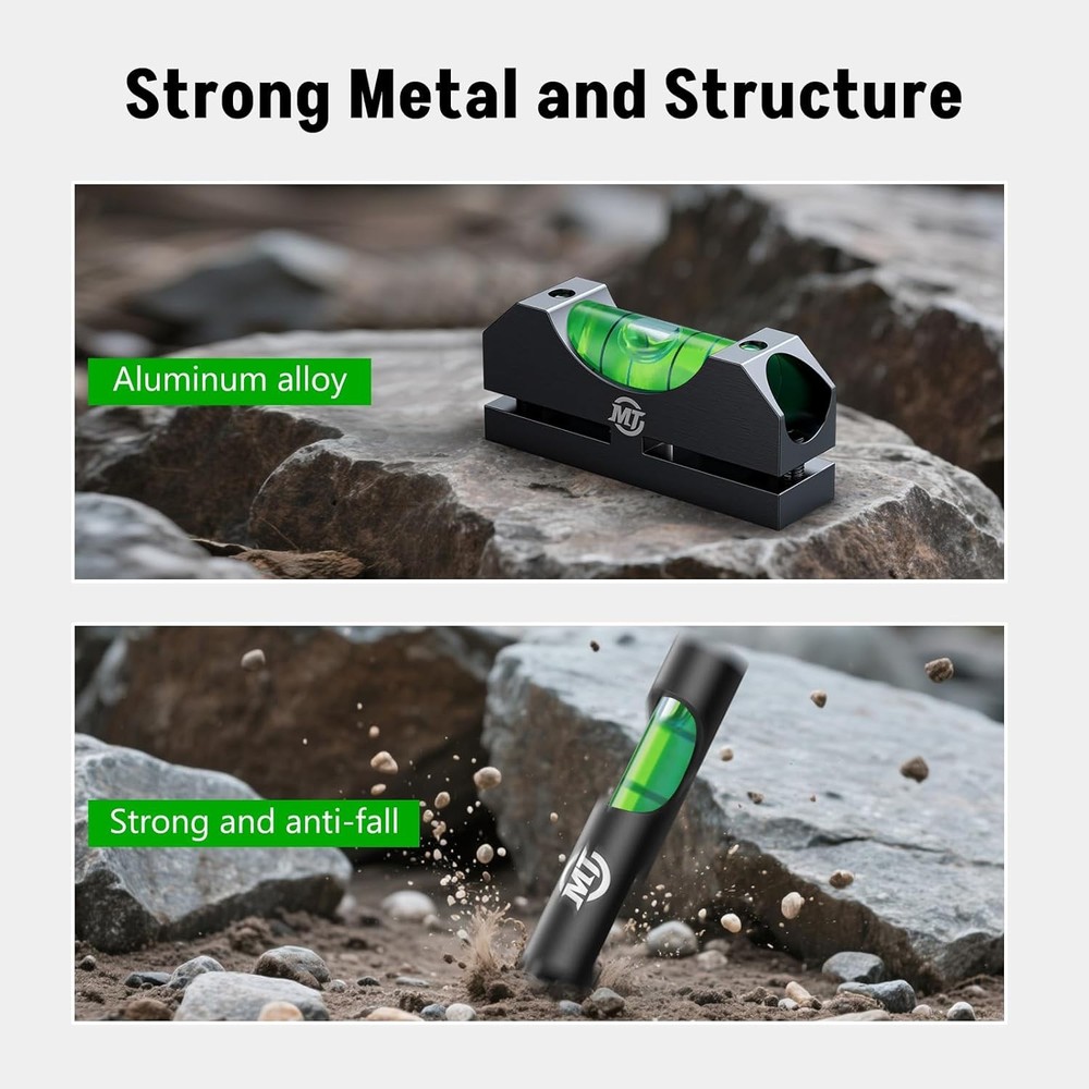 MidTen Scope Leveling Kit Dual Level Bubble System with Magnetic Scope Level Ant