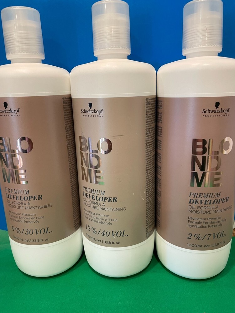 Schwarzkopf Blondme Bond Enforcing Premium Lightener 9+ OR Developer OR Duo