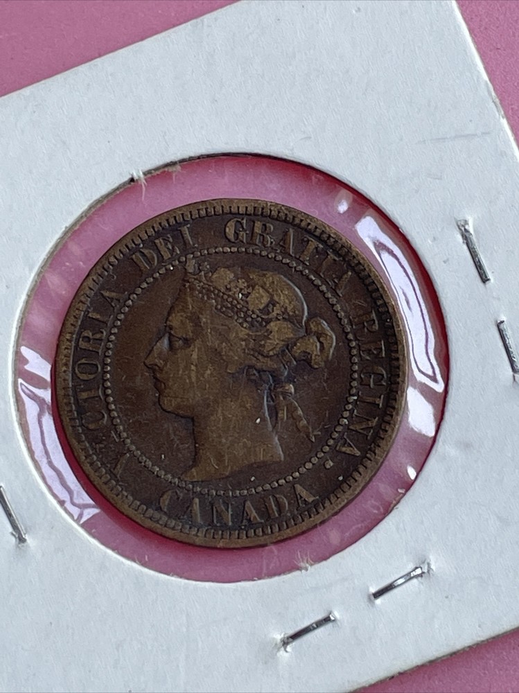 1886 Canada One Cent Coin
