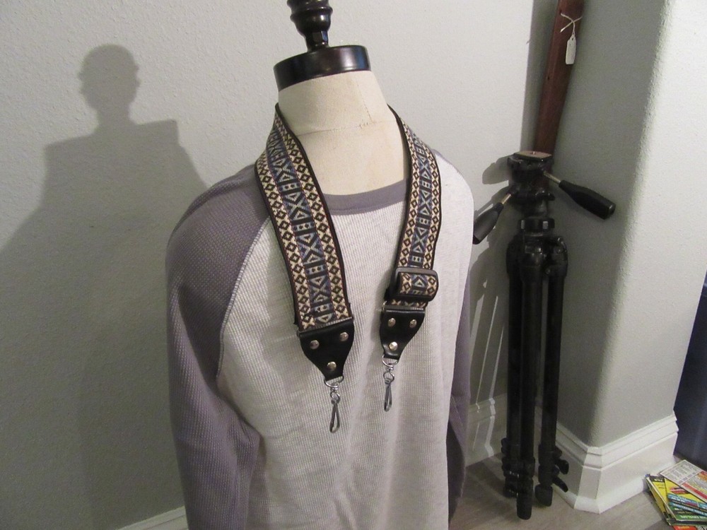 Nice Used Hippie Camera Strap Looks Nice  Very Solid  Stitching
