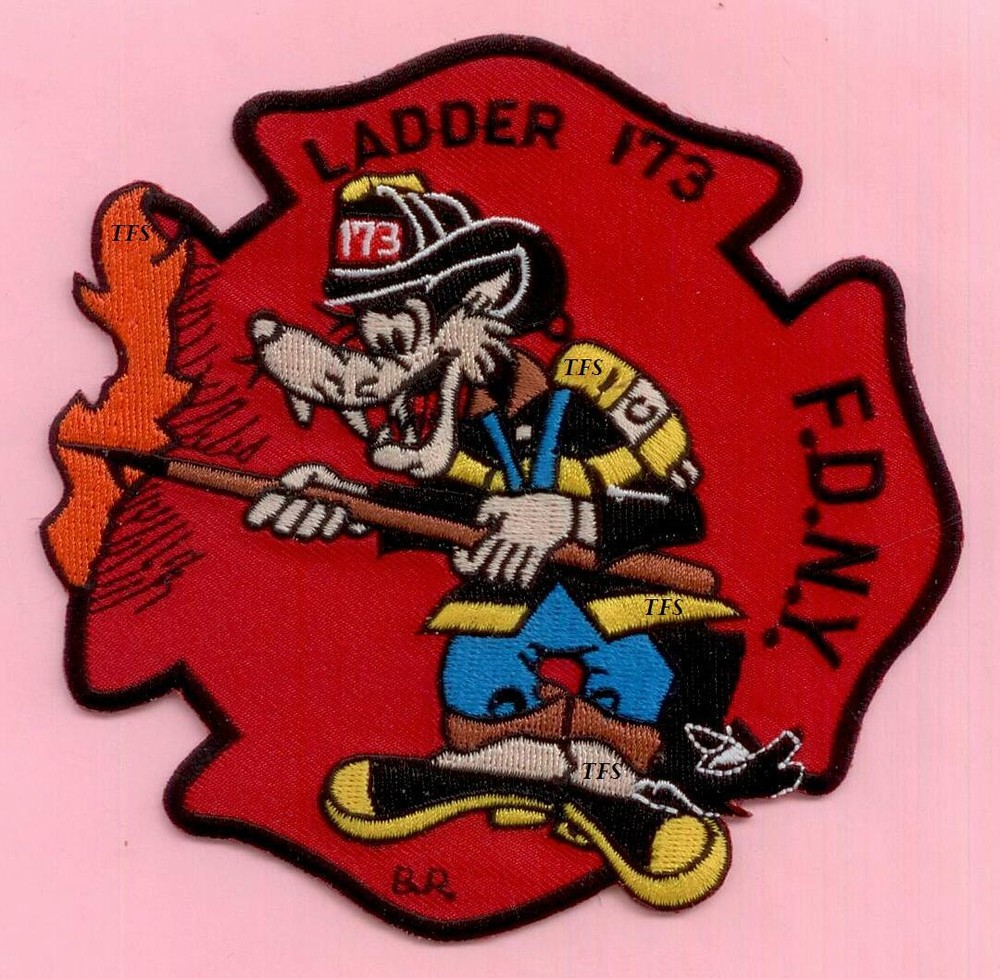 New York City Fire Dept Ladder 173 Patch Howard Beach