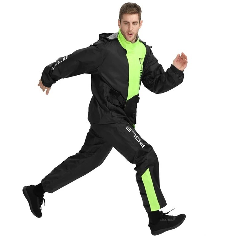 Pole Racing Rain Gear Set - Yellow