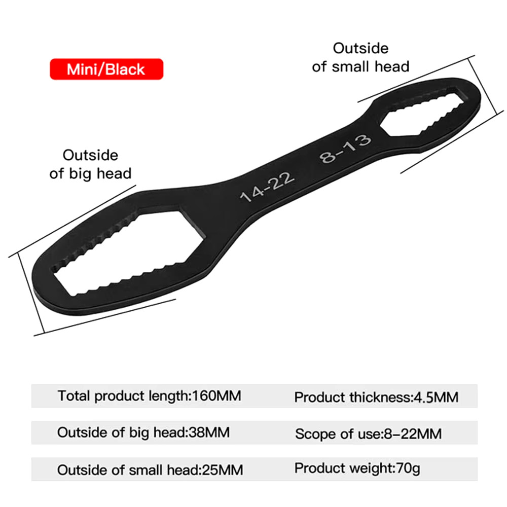 Universal Self-Tightening Torx Wrench Double-Head Adjustable Tool