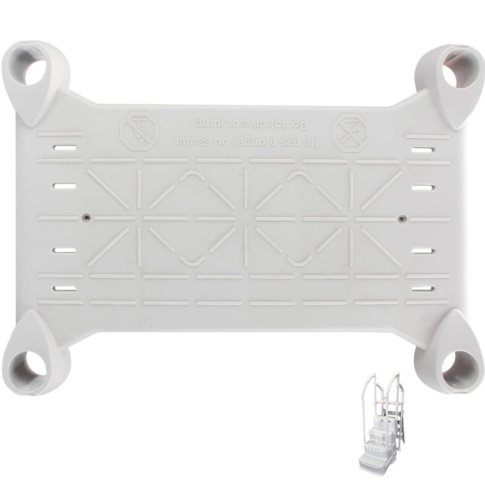 Platform Replacement for Above Ground BiltMor Swimming Pool Step (Gery)