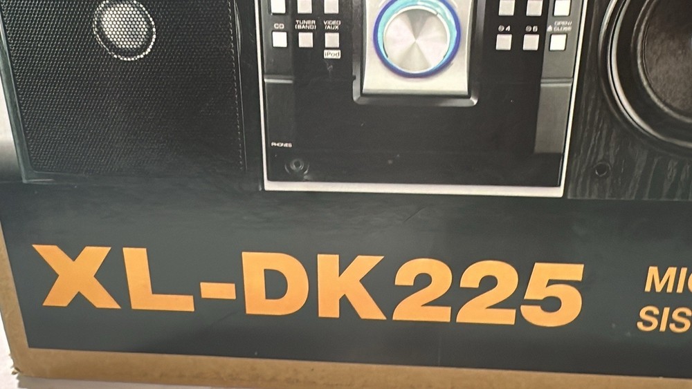 Sharp XL-DK225 Micro Component Stereo System CD Radio iPod Dock-"New" READ NOTE*