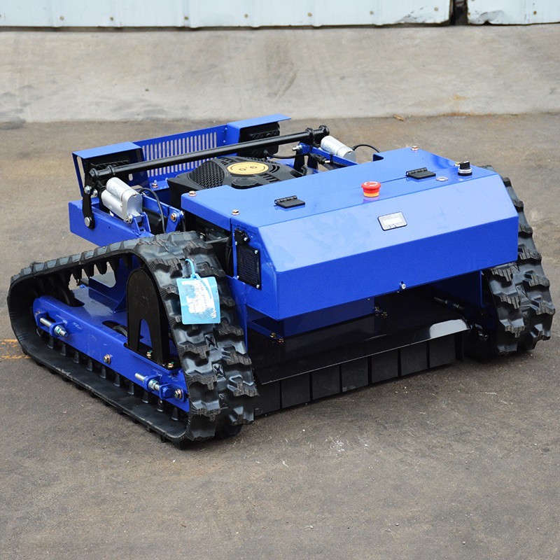 Gasoline Remote Controlled Tracked Lawn Mower RATO 225cc 7HP - Free Shipping