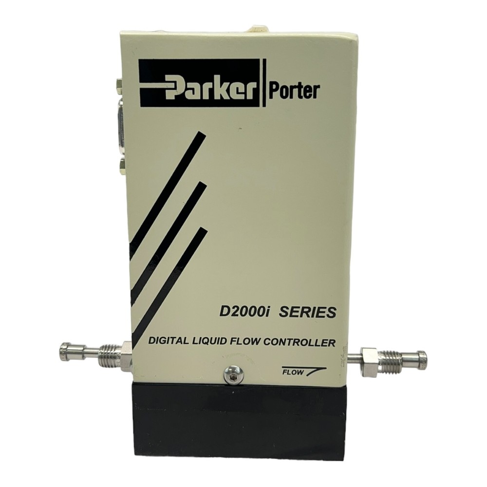 PARKER PORTER DIGITAL LIQUID FLOW CONTROLLER D2000IDC065V 22ML/MIN TEOS