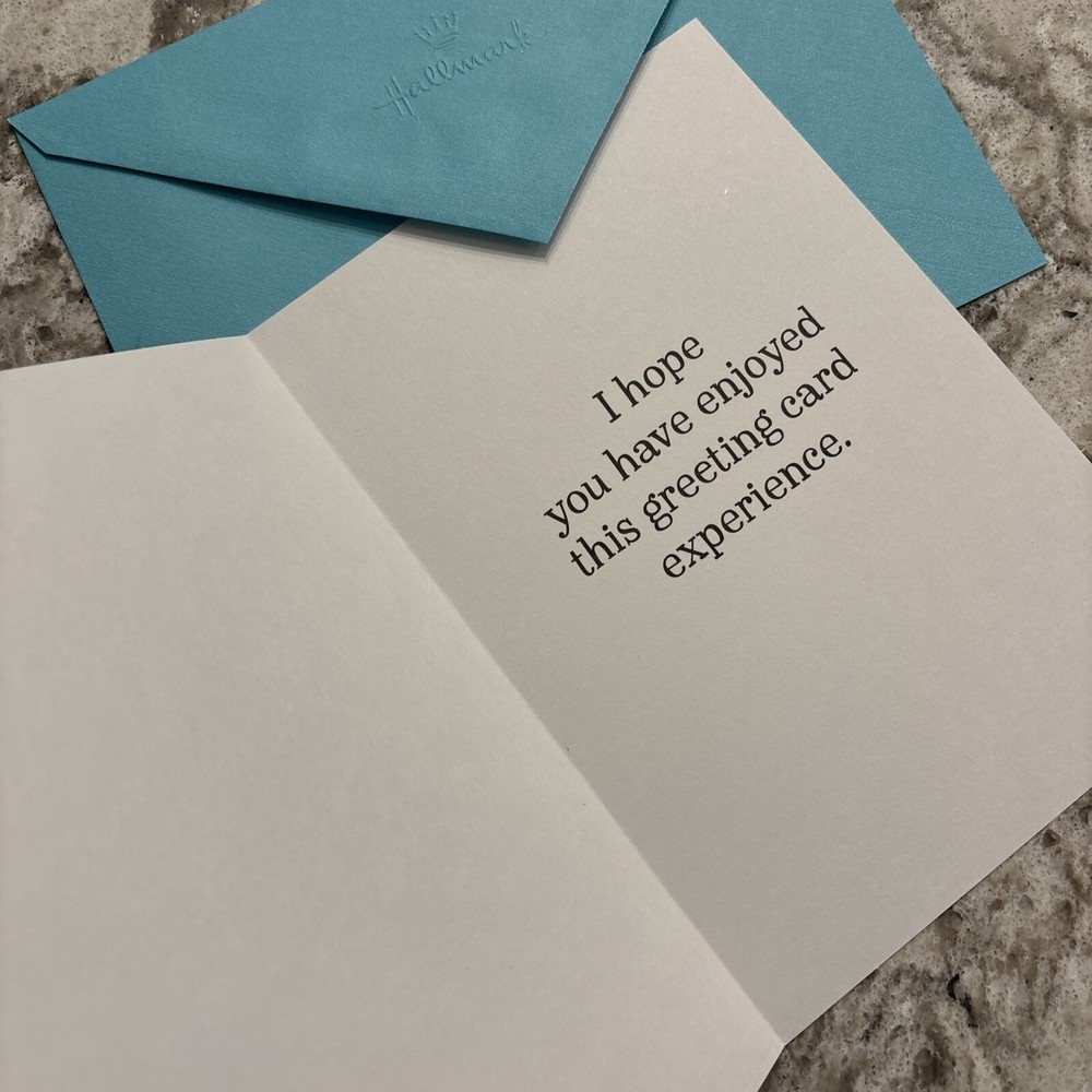 Birthday Very Funny Experiences 🤣 5”x7” Hallmark Greeting Card