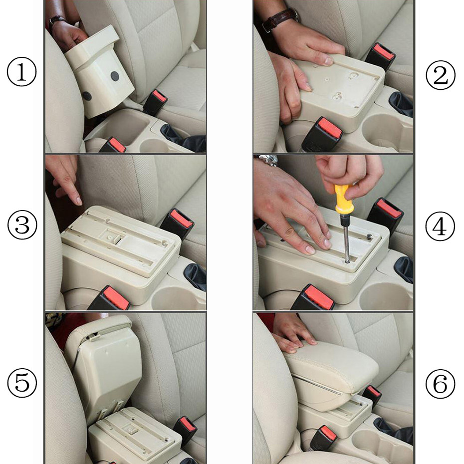 Arm Rest Armrest Console Centre Storage Box Tray For Mazda CX-3 2015-2018
