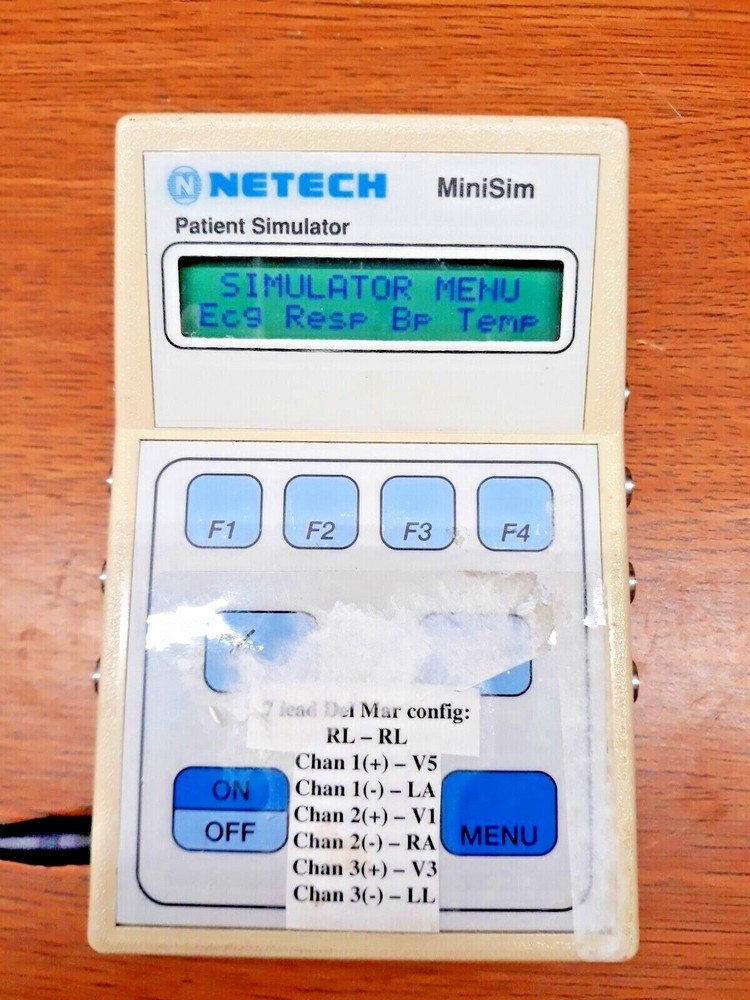 Netech MiniSim Patient ECG Arrhythmia Advanced Parameter Simulator (E3)