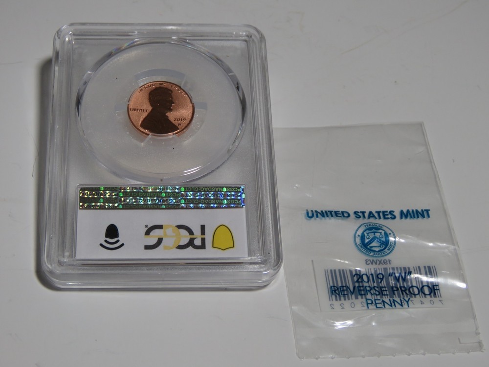 2019 West Point Shield PCGS PR68RD Reverse Proof Penny