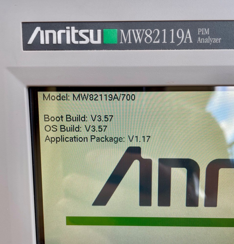 Anritsu MW82119A PIM Analyzer Option 700