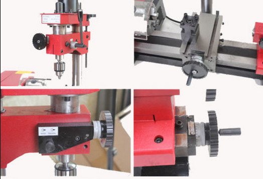 M1 250mm Micro Multi-function Machine Drilling and Milling Lathe Machine