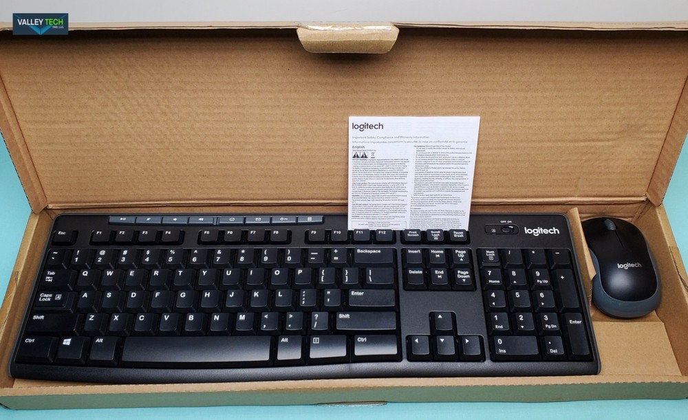 Logitech Keyboard and Mouse wireless combo MK270 USED