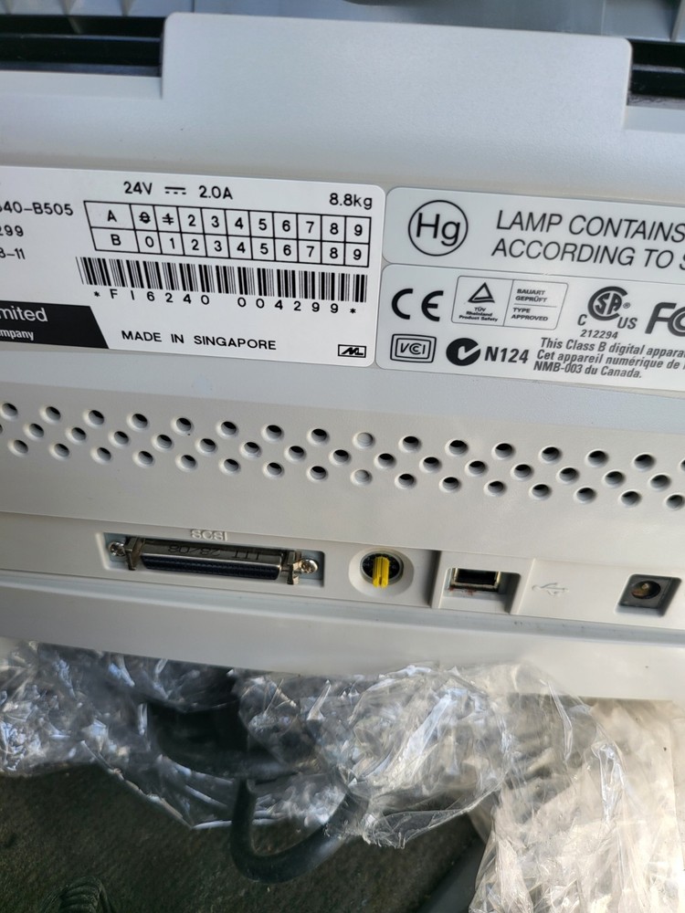 fujitsu fi-6240 Flatbed Document scanner