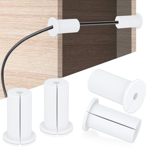 White Silicone Cable Feed Wall Hole Routing Kit for Starlink