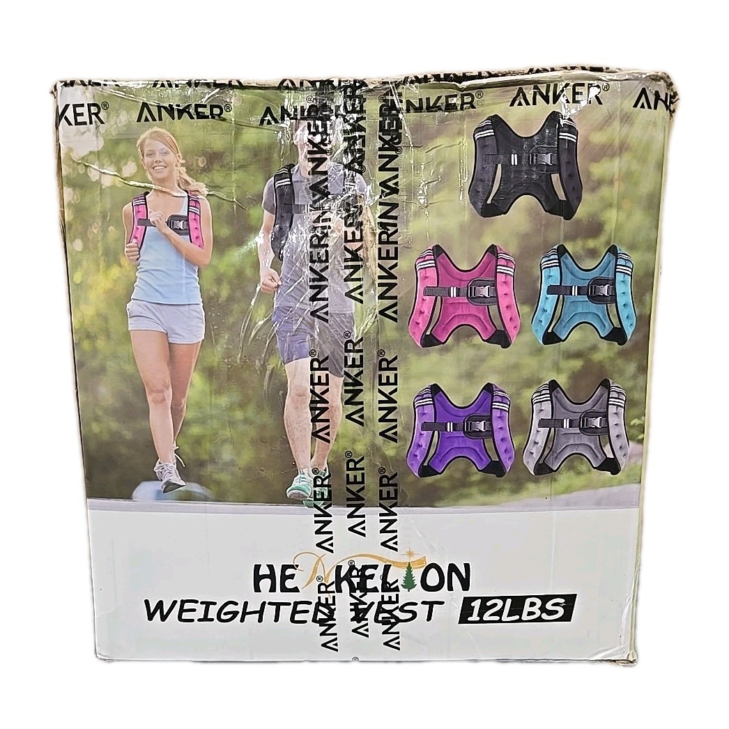 Henkelion Weighted Vest 12 lbs Weight Vest for Men Women Kids Weights Included