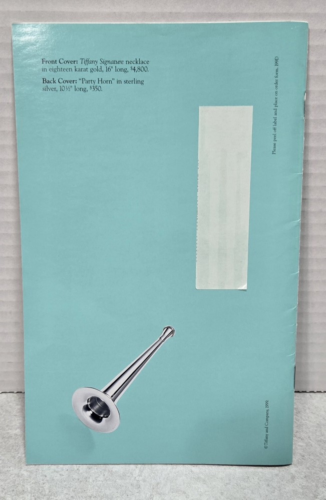 Tiffany & Co. 1999 Holiday Selection Catalog