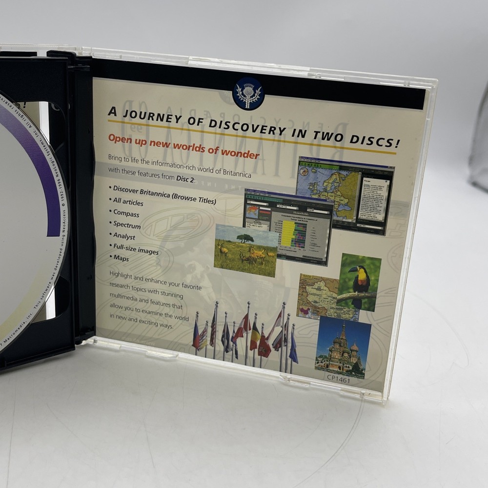 Encyclopaedia Britannica CD 99 PC CDROM Multimedia Edition
