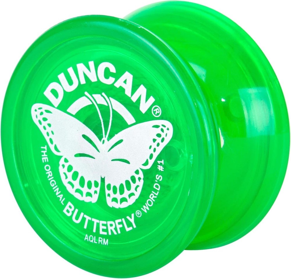 Compact Beginner Butterfly Yo-Yo - Green, Durable Design for Young Learners
