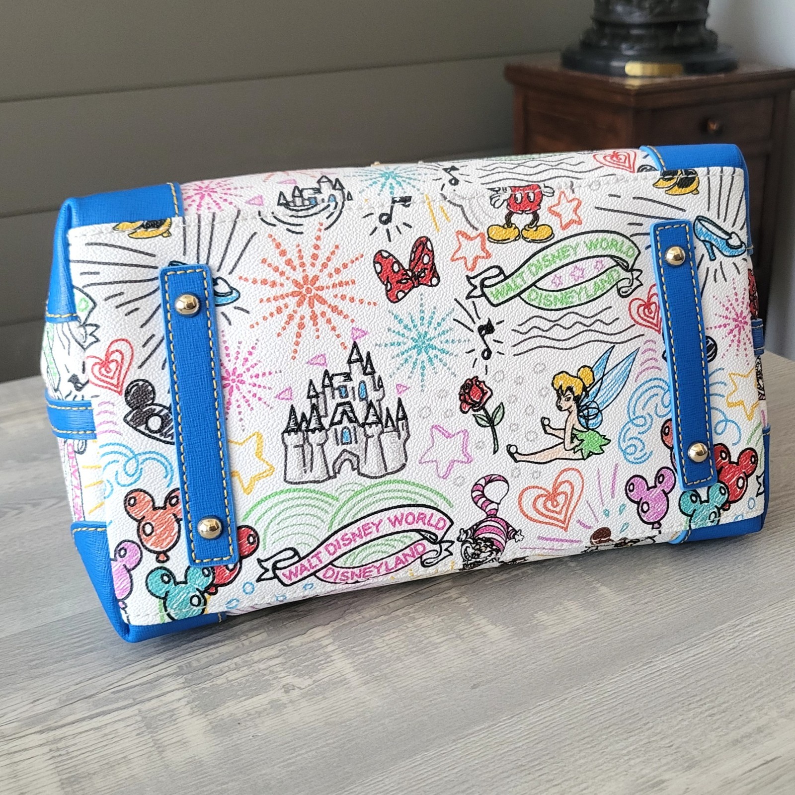 Disney Parks Dooney & Bourke 10th Anniversary Sketch Satchel Shoulder Bag NWT