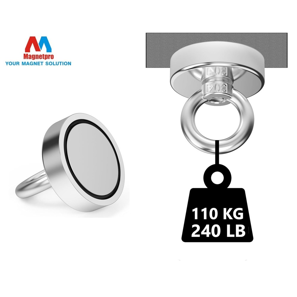 Magnetpro Powerful Magnet, 220 Lbs Pulling Force Strong Neodymium Magnet Heavy D