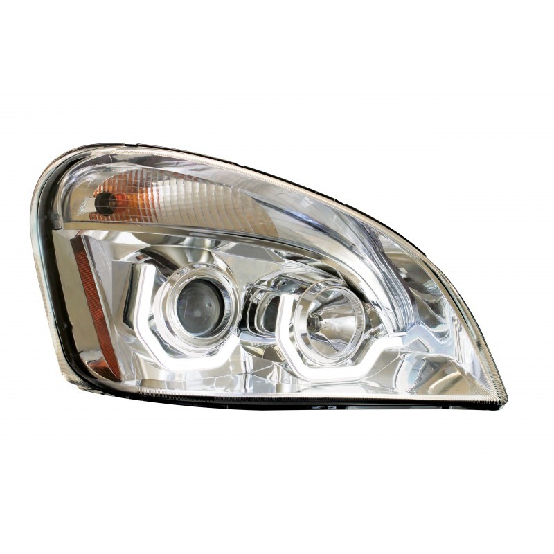 FREIGHTLINER CASCADIA PROJECTION HEADLAMP (CHROME) Passenger Side Only