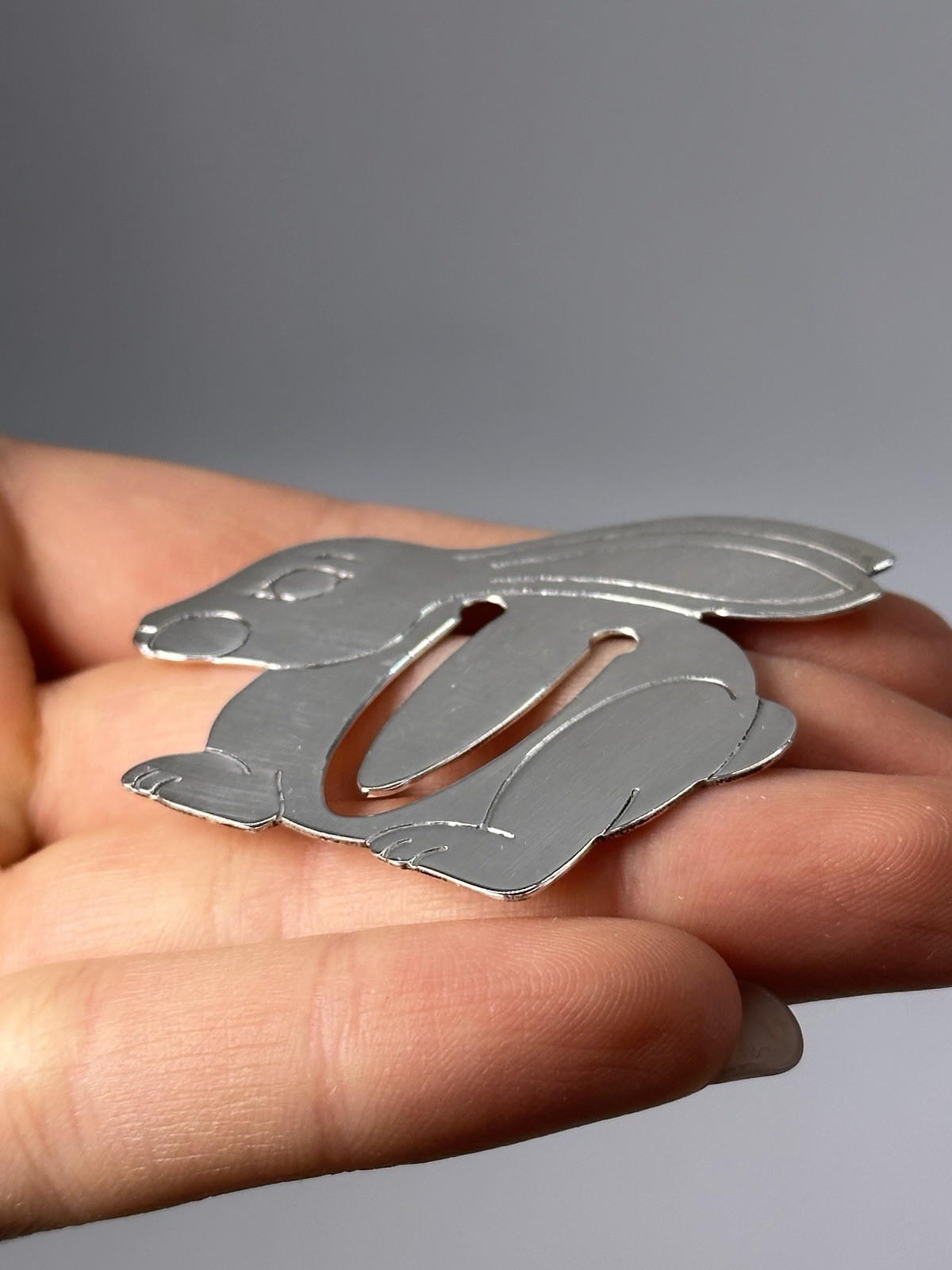 Vintage 925 Sterling Silver Tiffany&Co Bunny/Rabbit Bookmark w Box