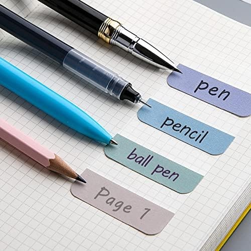 Large colored index tabs repositionable page markers
