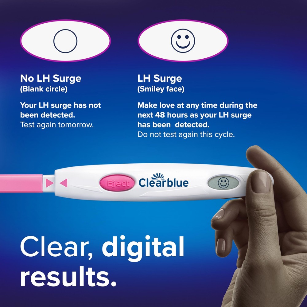 Clearblue Digital Ovulation Test, 30 Count 30 Count, White