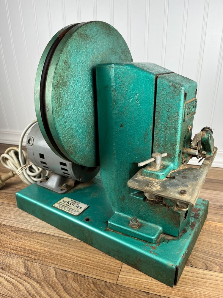 FOLEY AUTOMATIC RETOOTHER MODEL 385 . MOTOR WORKS. MISSING BELT