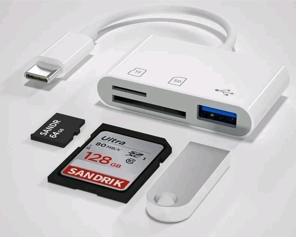 SD Card Reader USB-C For iPhone And Micro SD Cards