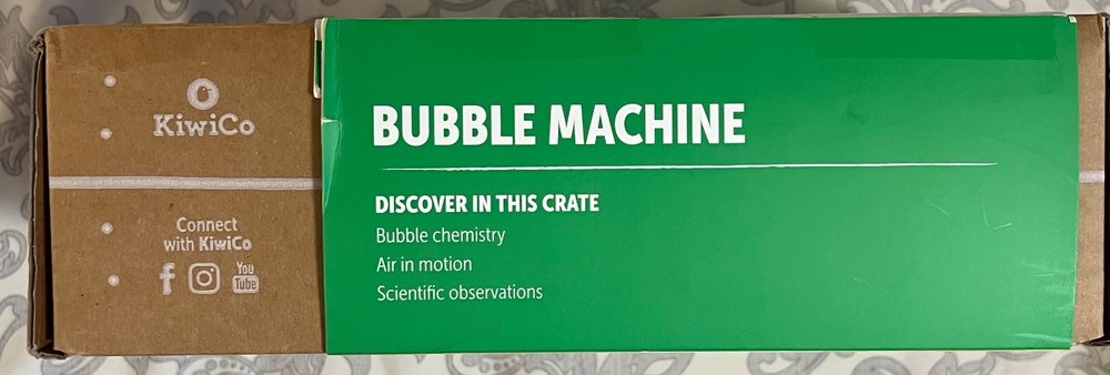 New Sealed KiwiCo Do It Yourself Bubble Machine STEM project kit