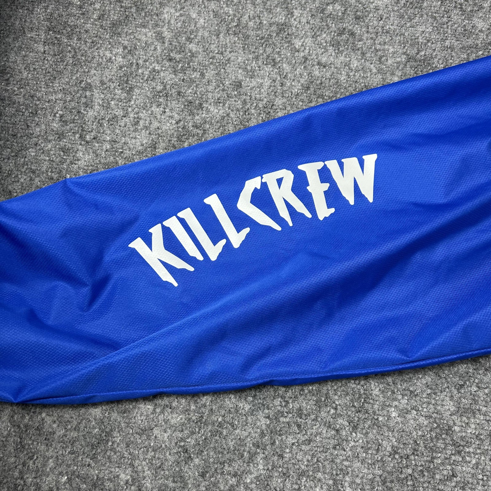 Kill Crew Jacket Mens 5XL Blue Hooded Windbreaker Full Zip Mesh Lined StreetWear