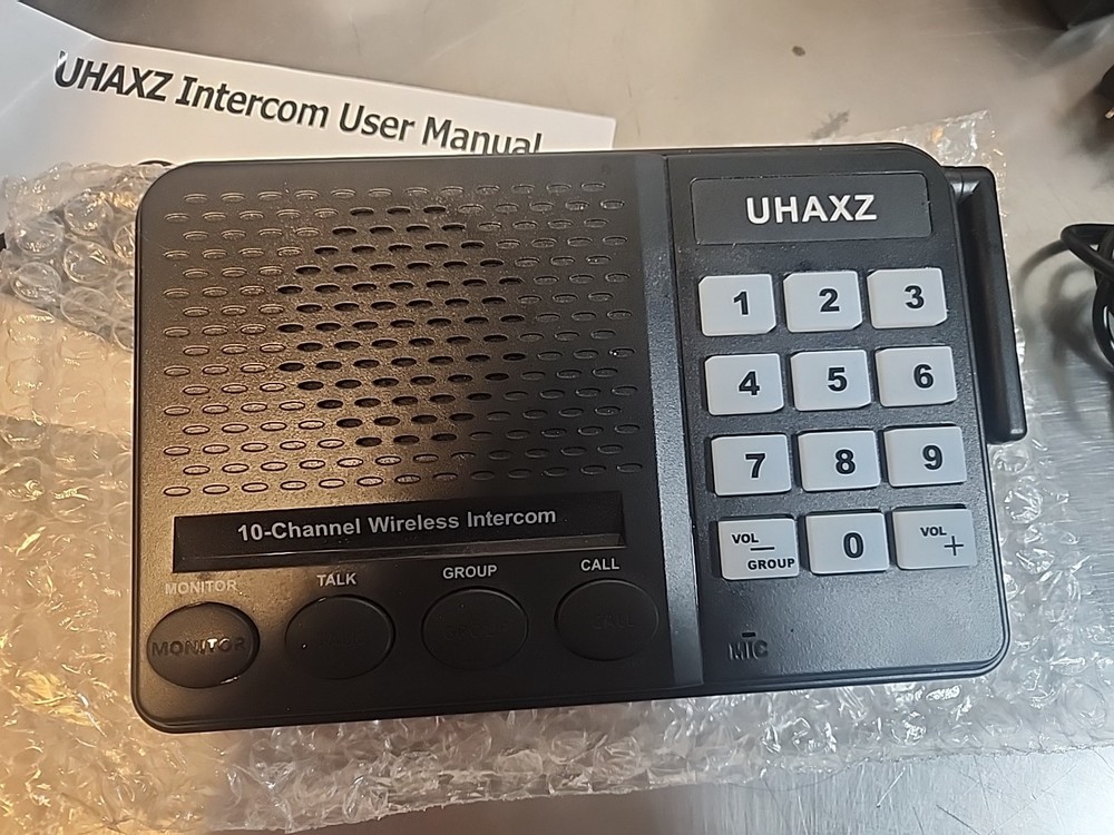 (4x) Office INTERCOM 10 CHANNELS WIRELESS 3 DIGITAL FTAN40A INTERCOM 4 PACK