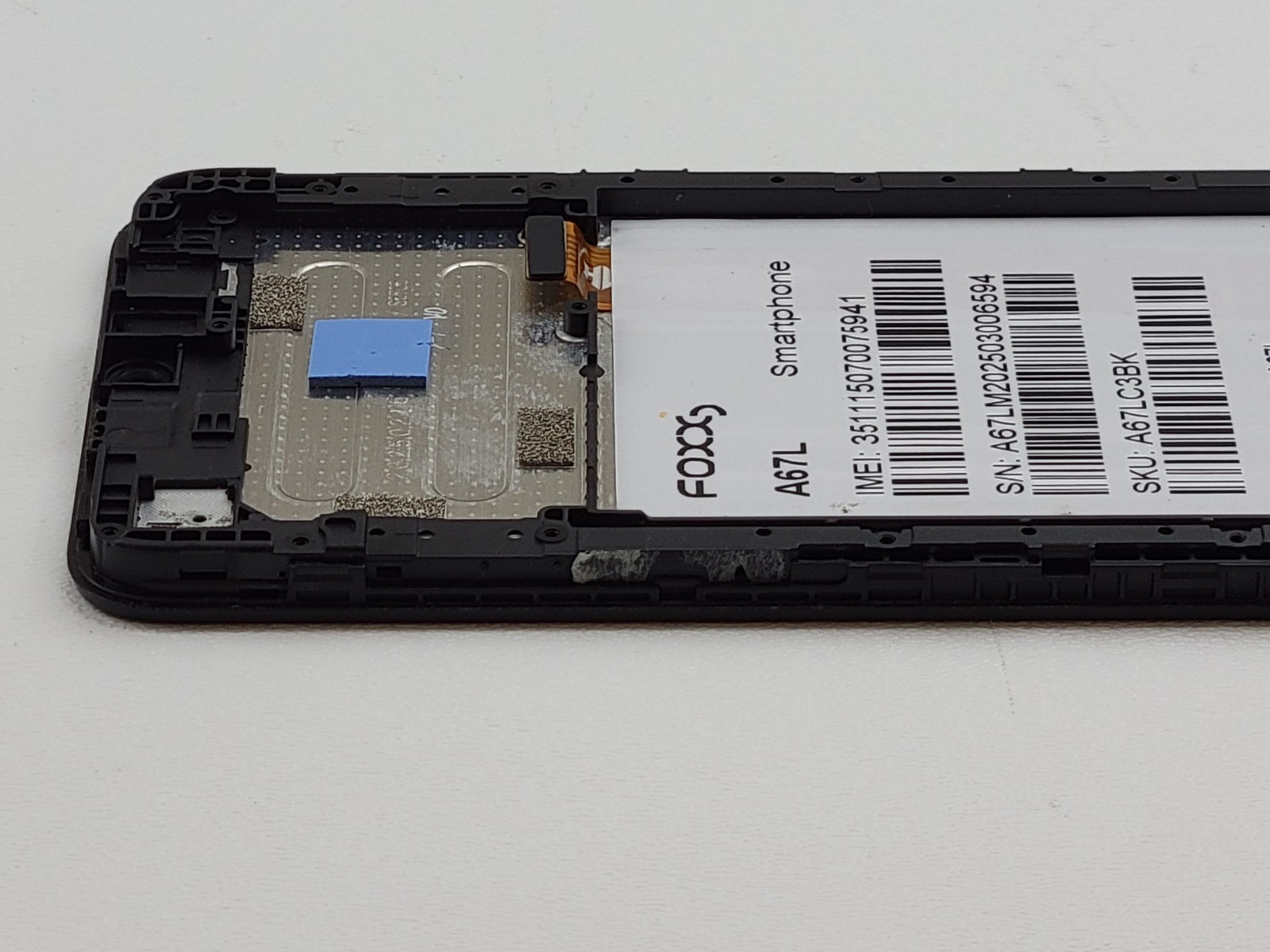 OEM LCD Display Touch Screen Digitizer Frame Assembly Part for FOXX / FOXXD A67L