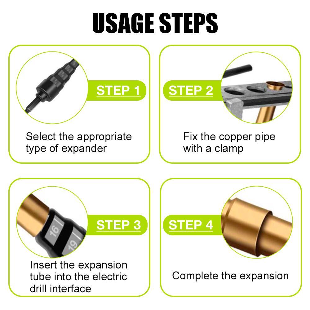 Copper Pipe Expanders, Swaging Tools Hvac, Drilling Pipe Metric-imperial