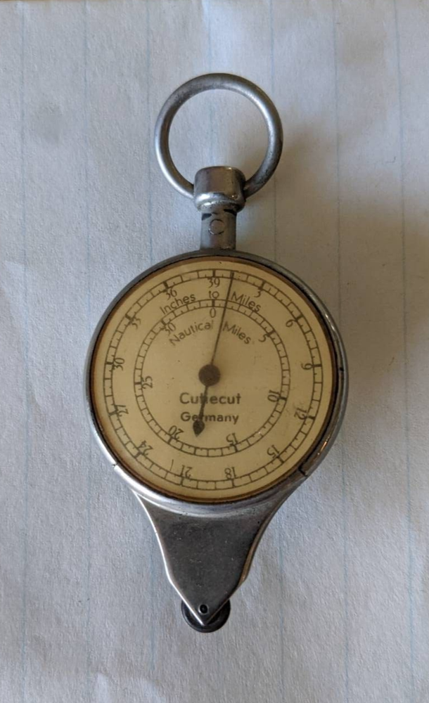 Antique Germany Opisometer & Compass