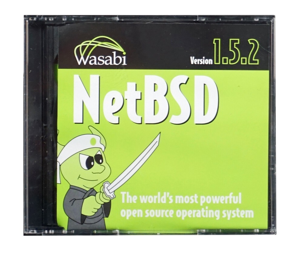 NetBSD version 1.5.2 - 5 CD Set - Portable, Powerful, Reliable, Secure