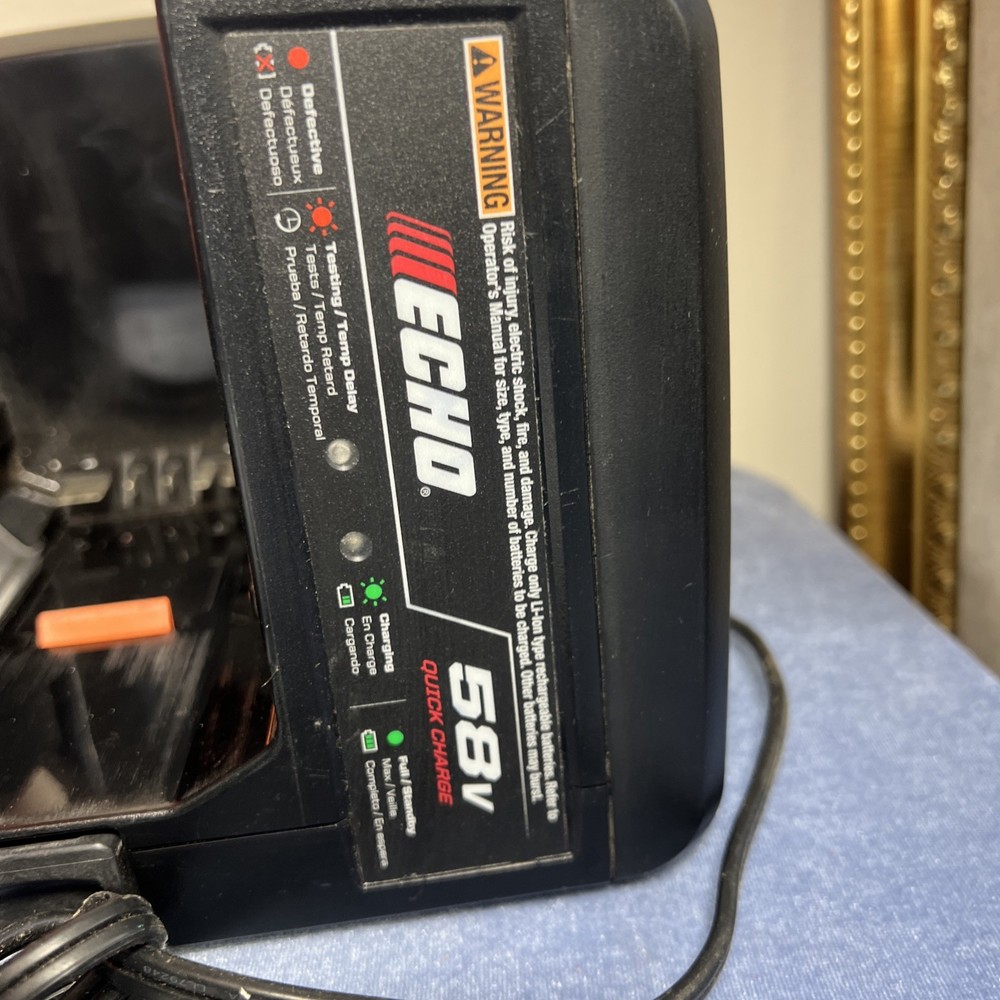 ECHO Leaf Blower, 58V 2AH, with Battery and Charger