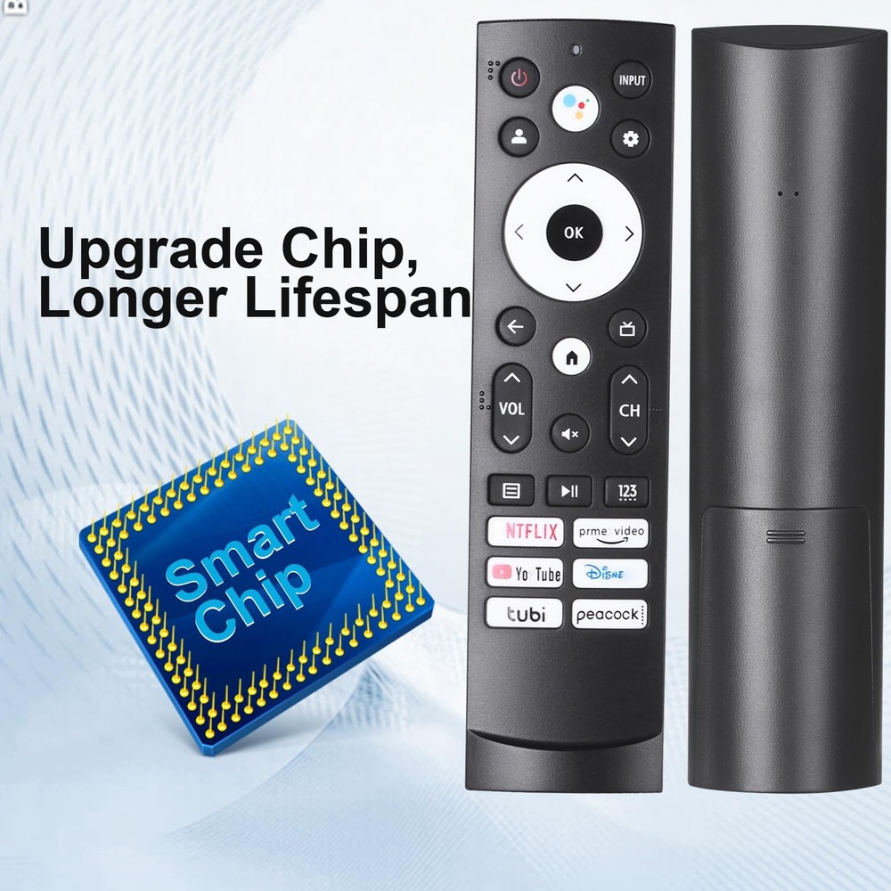 Remote Control Replacement for Hisense Smart Google TV，Compatible with black