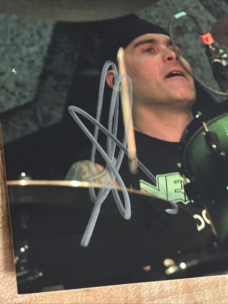 Jason Bittner Overkill SIGNED Photo Card